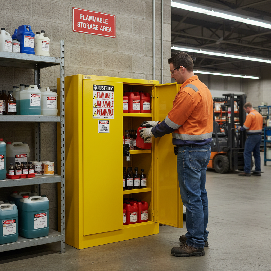 Flammable Liquids Cabinet - 8930001 ||L1092mm x W457mm x H1118mm