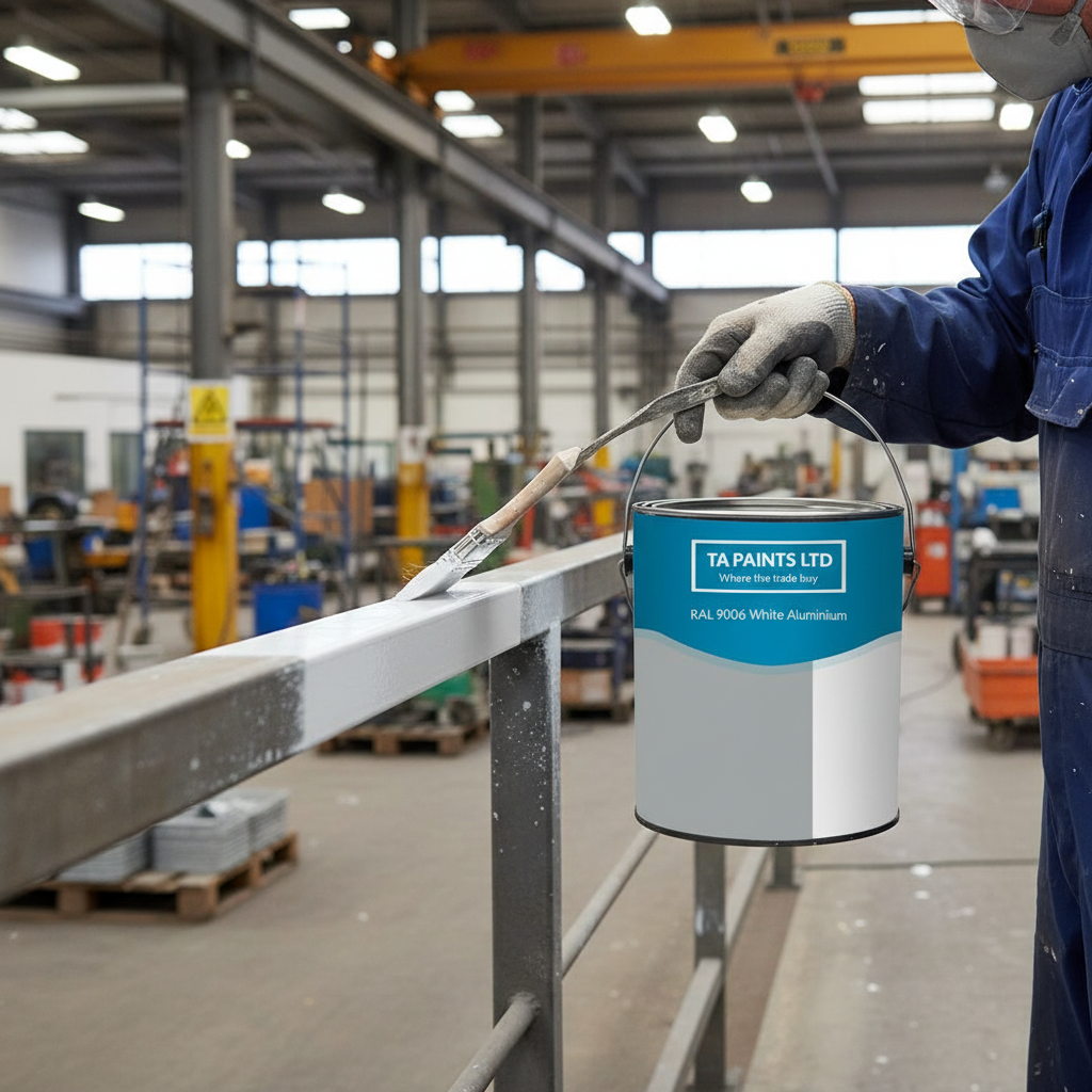 Premium Universal PU Enamel White Aluminium Paint for Indoor and Outdoor Use - Quick-Drying, Durable Finish, Multiple Sizes and Finishes Available