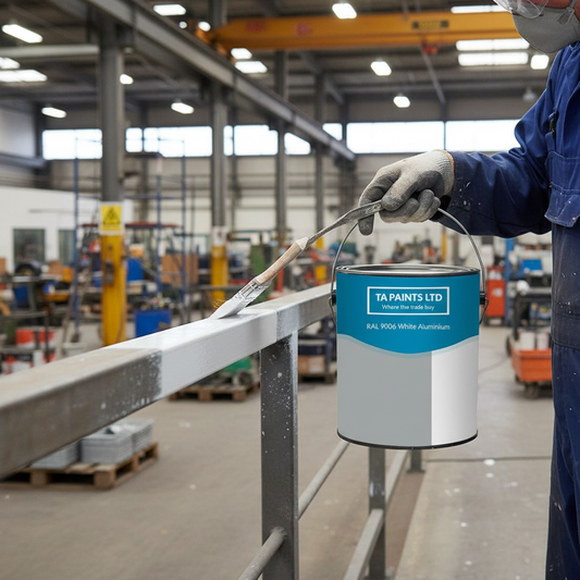 Premium Universal PU Enamel White Aluminium Paint for Indoor and Outdoor Use - Quick-Drying, Durable Finish, Multiple Sizes and Finishes Available