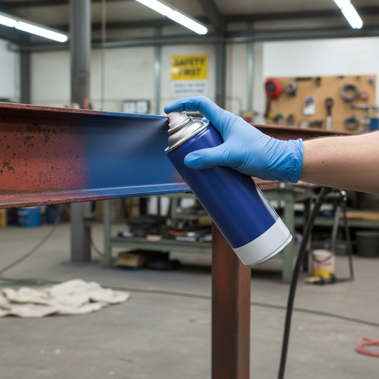 Premium Quick Drying Spray Paint in Ultramine Blue - 400ml Enamel, UV & Weather Resistant with High Opacity Formula