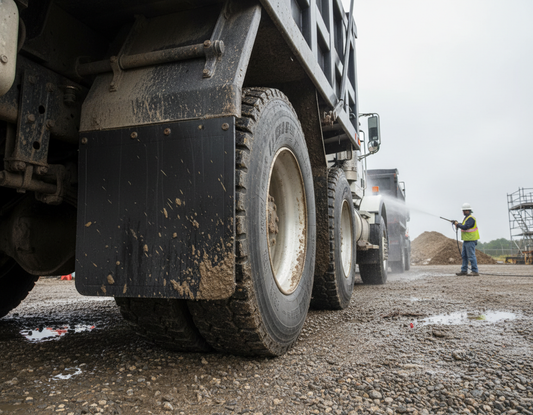 Premium Durable Mud Flap 610 x 457 mm with Custom Print Area for Long-Lasting Protection