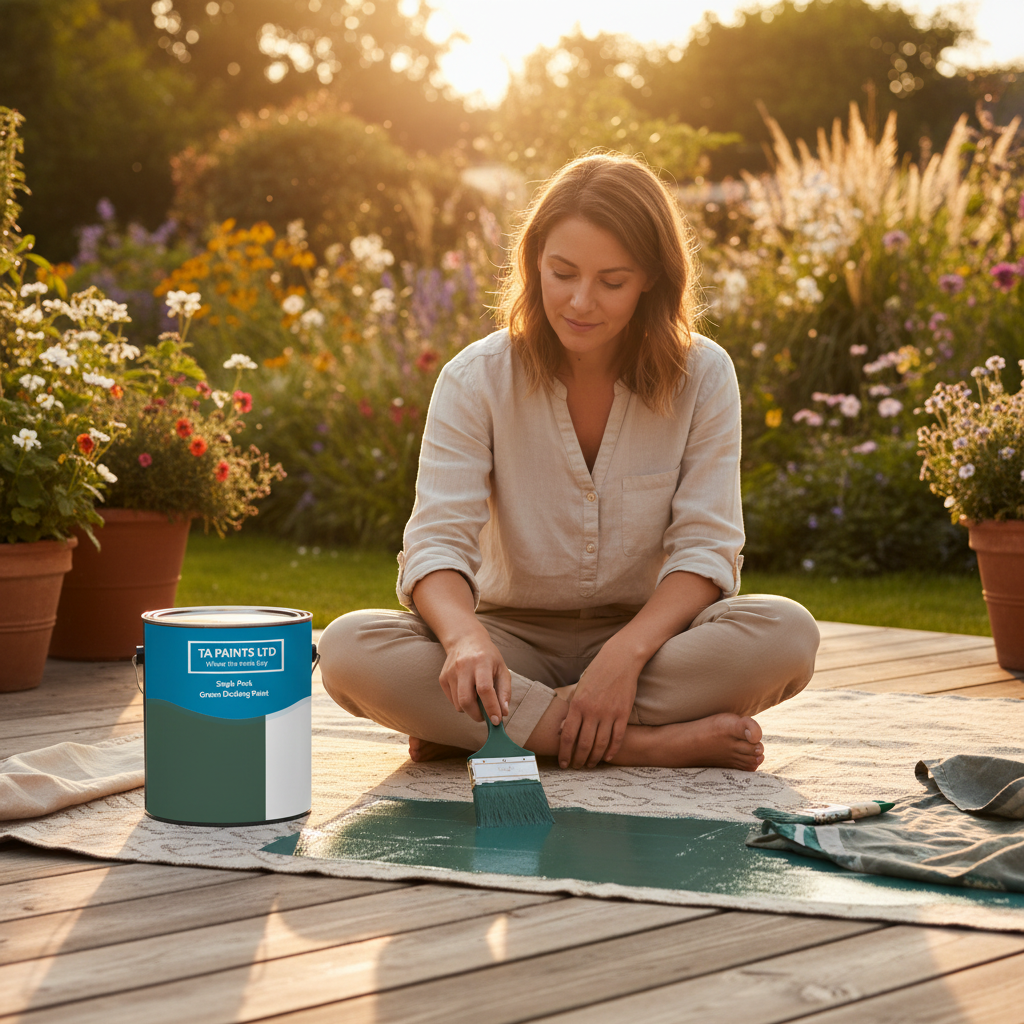 Premium Gloss Decking Paint - Durable, Waterproof & UV Resistant Polyurethane Enamel for Home, Garden & Marine Use