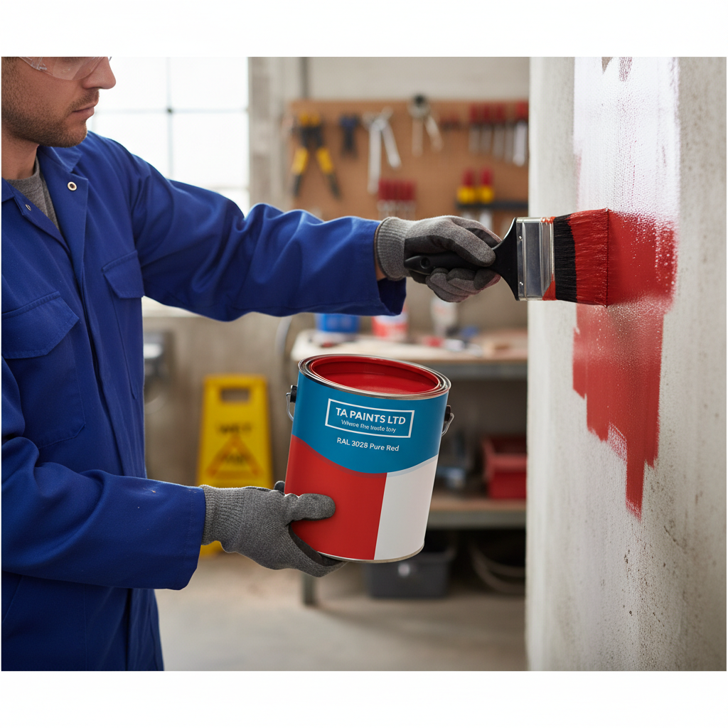 High-Performance Pure Red Paint RAL 3028 - Premium Quality Coating for Exceptional Finish