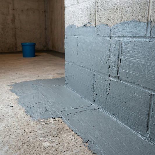 Two-component flexible tanking slurry for masonry waterproofing