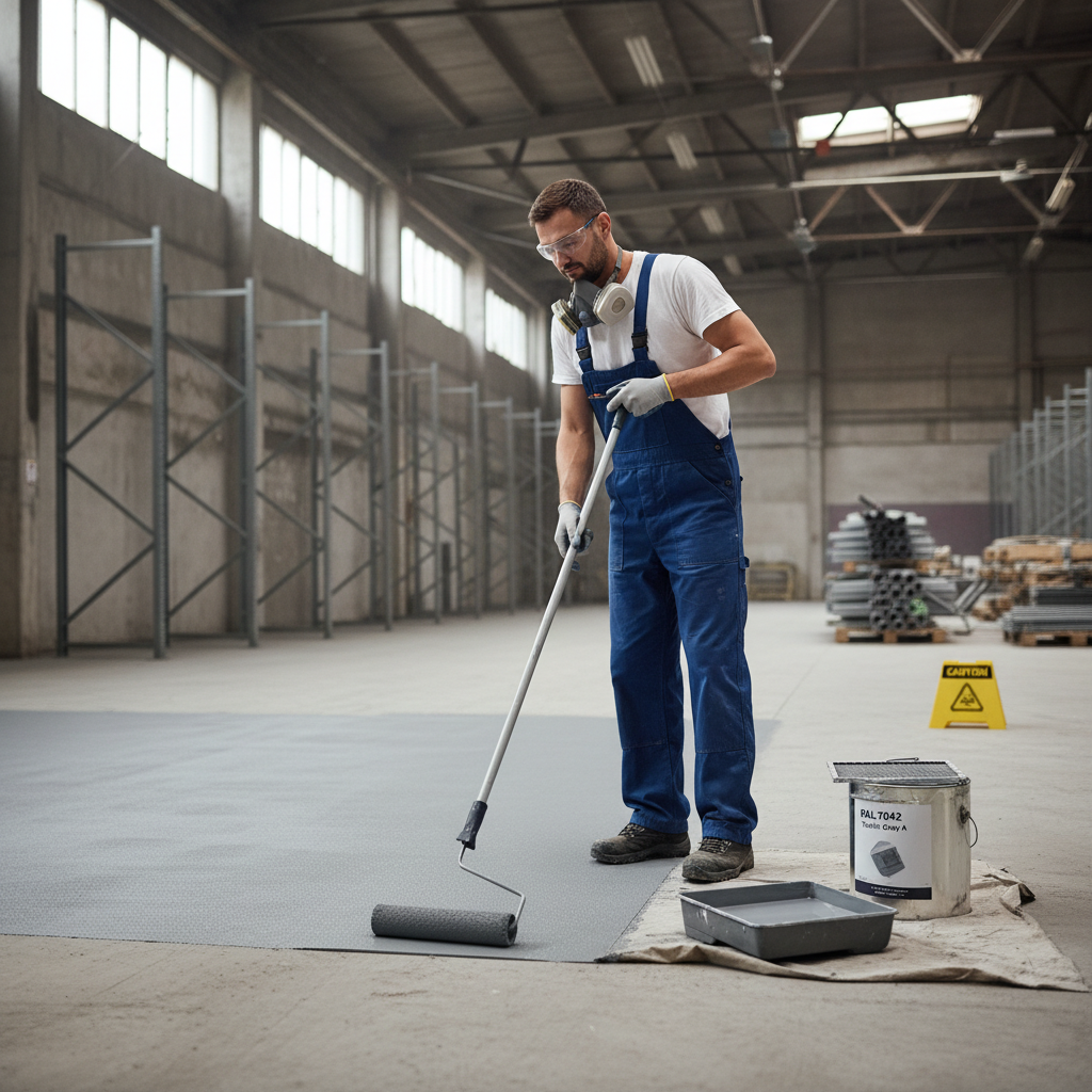 Premium High-Performance Universal PU Enamel Paint in Traffic Grey - Durable, Quick-Drying, Ideal for Indoor and Outdoor Use