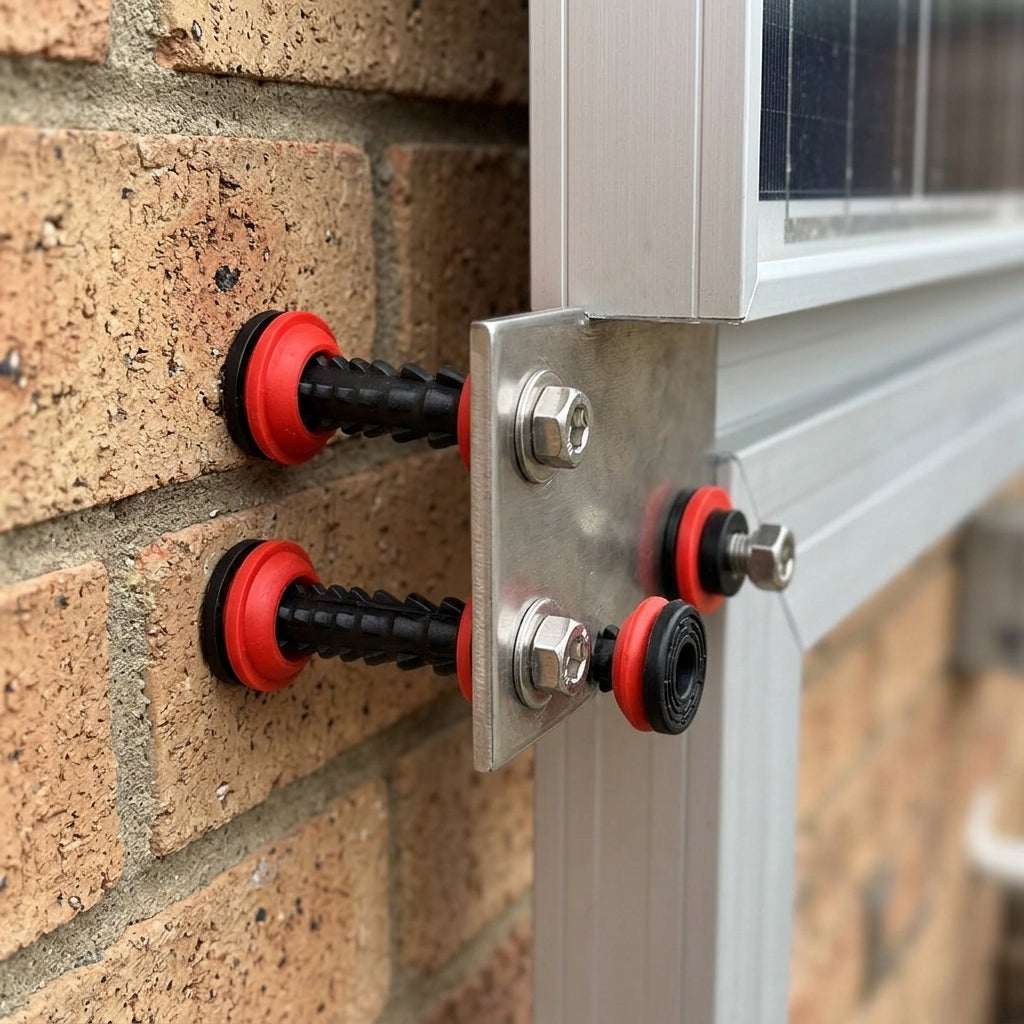 10mm Brick Plugs with Sealing Washers for Waterproofing (view 2)