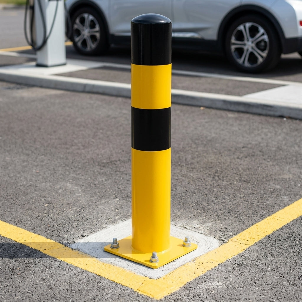 EV Charging Protection Bollard 90mm–159mm × 1,200mm–1,600mm (view 2)