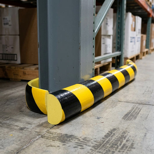 5m semi-circular impact protection profile 40/32 self-adhesive
