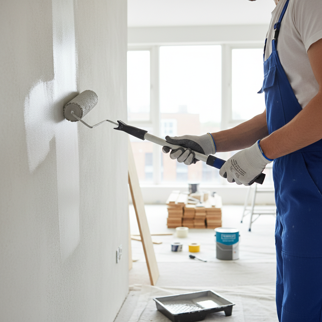 Premium Universal PU Enamel Dusty Grey Paint for Indoor & Outdoor Use, Quick-Drying, Weatherproof with Anti-Corrosive Protection
