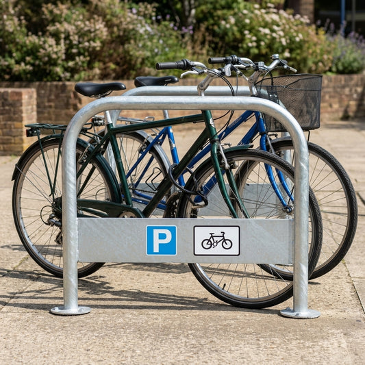 750mm x 800mm Transport Bike Stand | Galvanised Steel