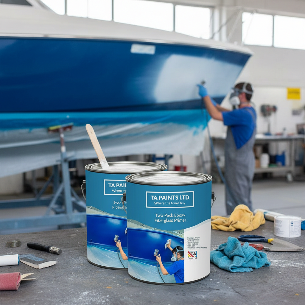 Premium Two Pack Epoxy Fibreglass Primer for Marine Applications - Superior Adhesion and Chemical Resistance