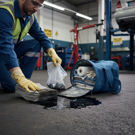 (Clearance) 11ltr Maintenance Spill Kit in Carry Bag - GPSK09 ||  11ltr Absorbency