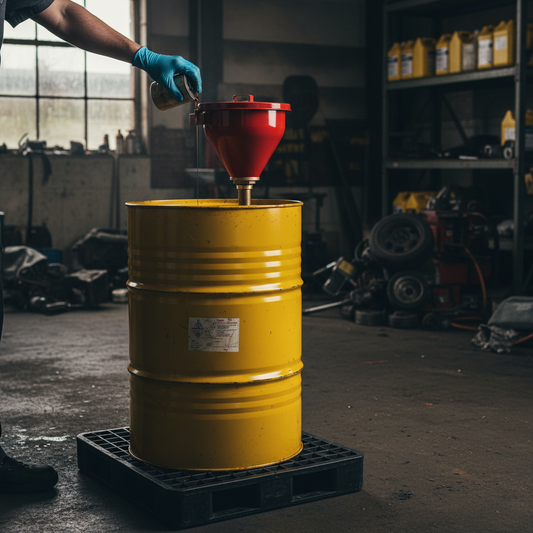 Justrite® Safety Drum Funnel - 08205 ||813mm Flame Arrester