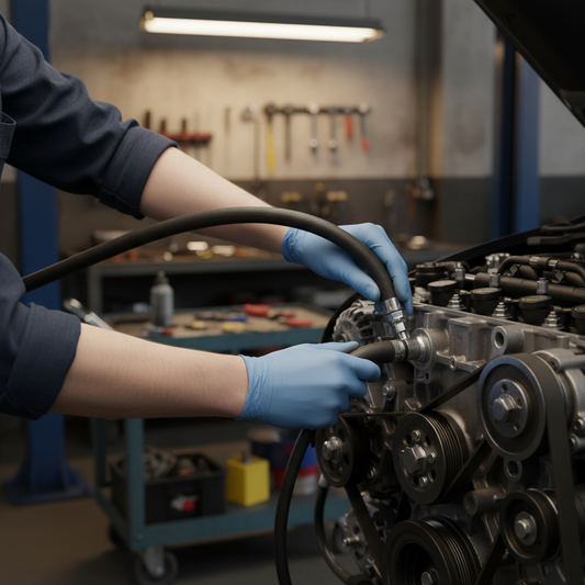 Premium High-Performance Power Steering Hose with 103bar Pressure Rating, Temperature Range -40°C to +120°C, and Oil-Resistant Rubber Construction