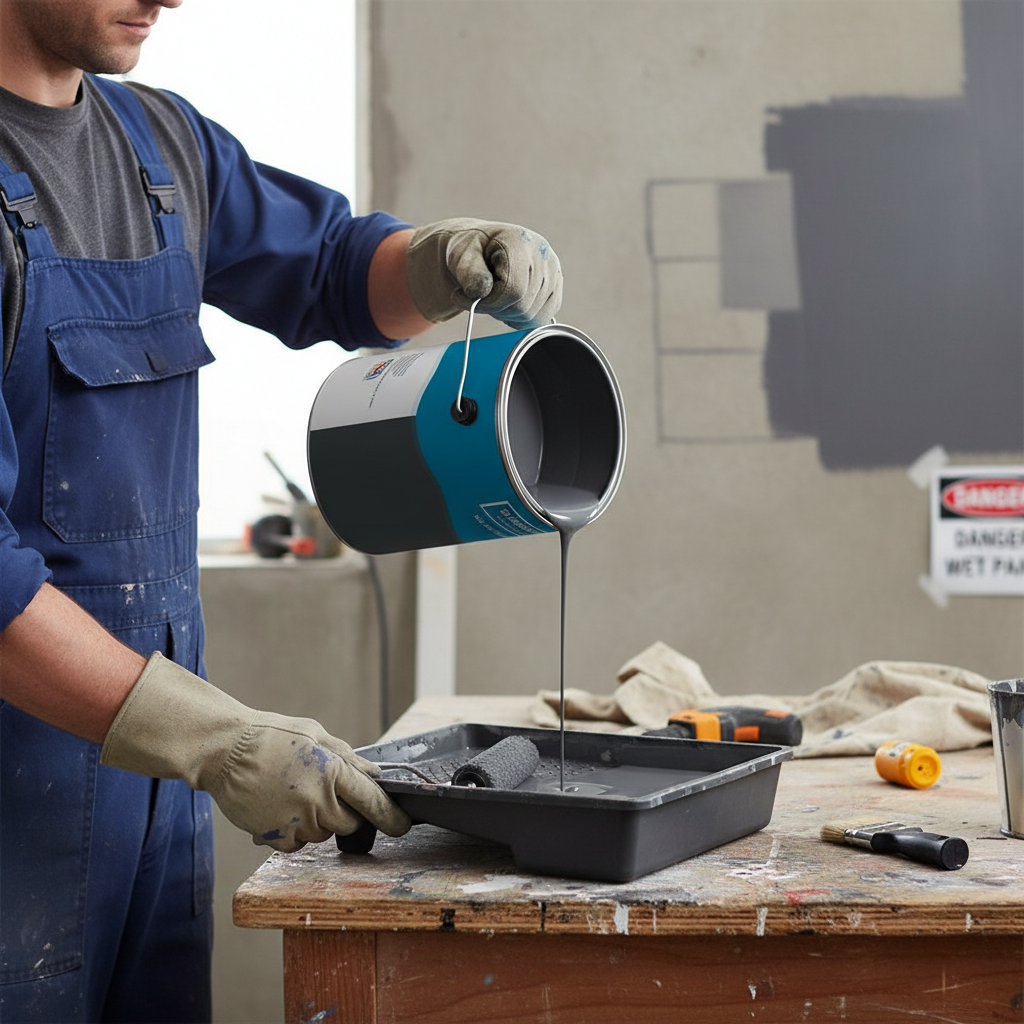 Premium Universal PU Enamel Paint RAL 7021 Black Grey - Durable Finish for Indoor and Outdoor Use, Quick-Drying Options Available