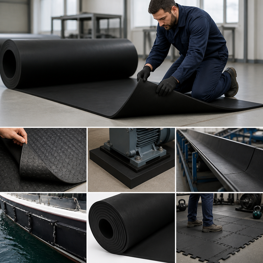 High-Quality Neoprene Rubber Sheet 1.4m Wide for Various Applications