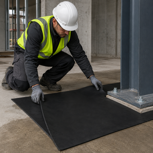 Flame Retardant Solid Neoprene NBR Rubber Sheet for Safe Applications