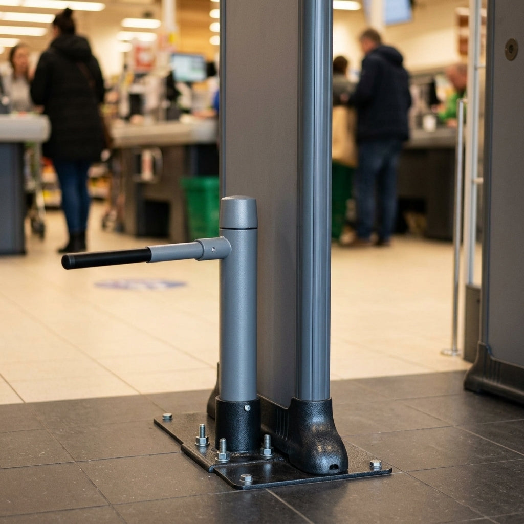 Walk-through metal detector, 33-zone, 7" LCD display, IP54 (view 2)