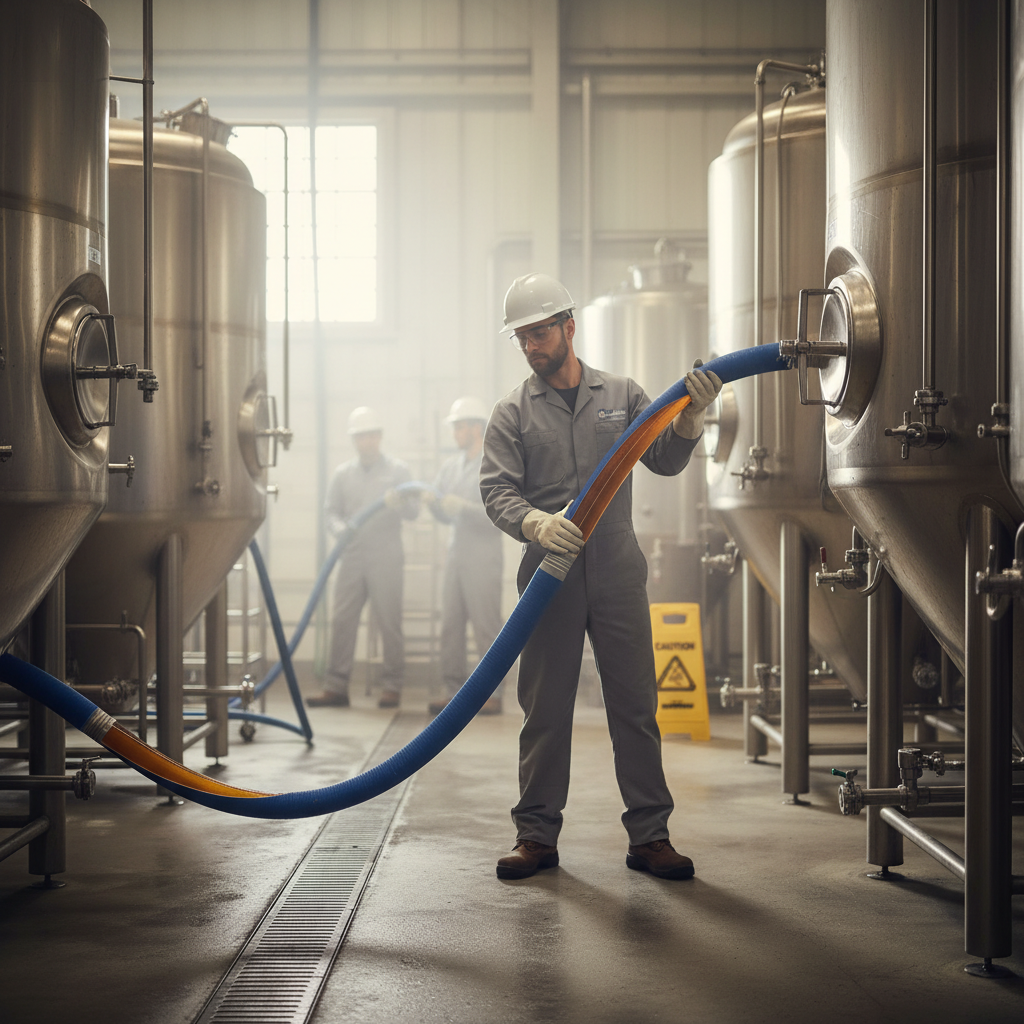 Premium High-Performance 16 Bar UPE Suction & Delivery Hose for Brewery and Distillery Applications