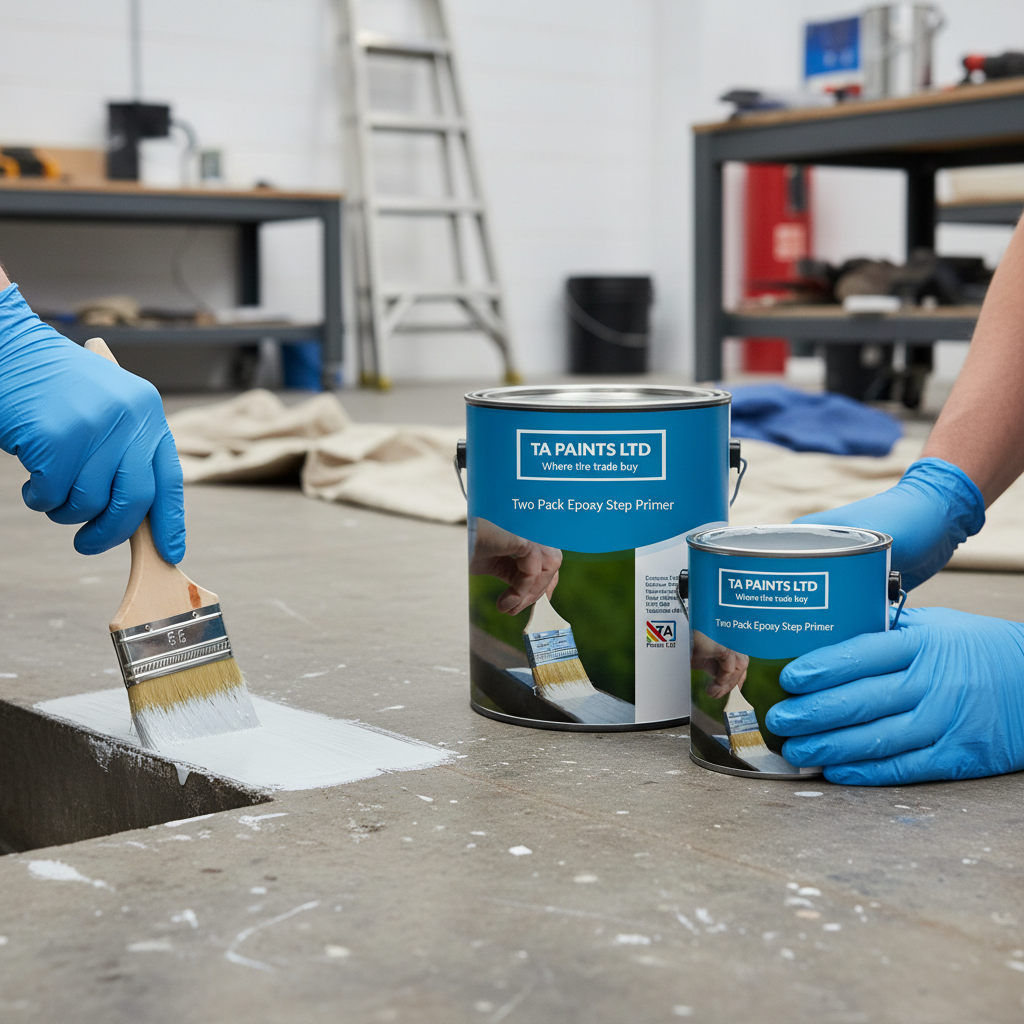 Premium Two-Pack Epoxy Step Primer for Metal and Fiberglass Steps - Anti-Corrosive and Durable for Indoor and Outdoor Use