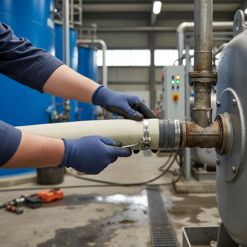 Premium 3bar SBR Rubber Sanitation Hose for Marine Waste Discharge Applications, Flexible and Durable with Odour Control