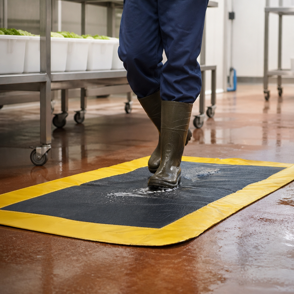 Disinfectant Mats for Food Manufacturing & Agricultural Use