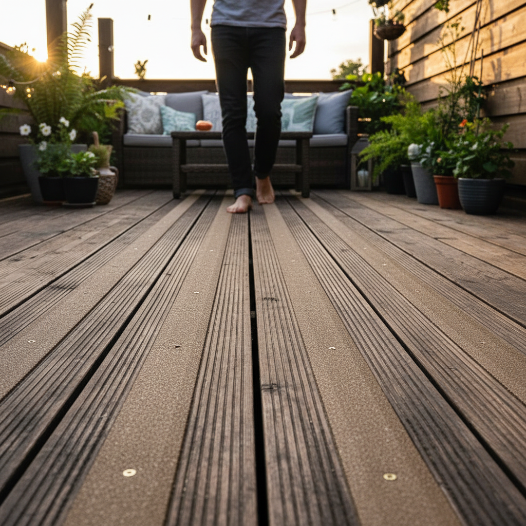 Premium 50mm Wide Non-Slip Anti-Skid Decking Strips - High-Performance Safety for Outdoor Spaces with Easy Installation