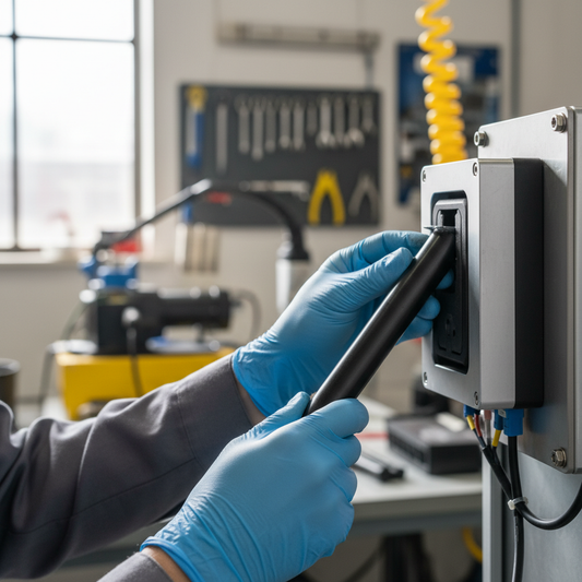 Premium Conductive PTFE Rod with 25% Carbon - High-Performance Thermal Stability and Chemical Resistance