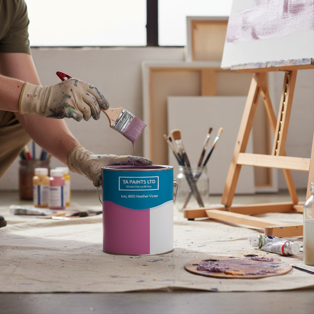Premium RAL 4003 Heather Violet Paint - High-Performance Color for Durable Finishes