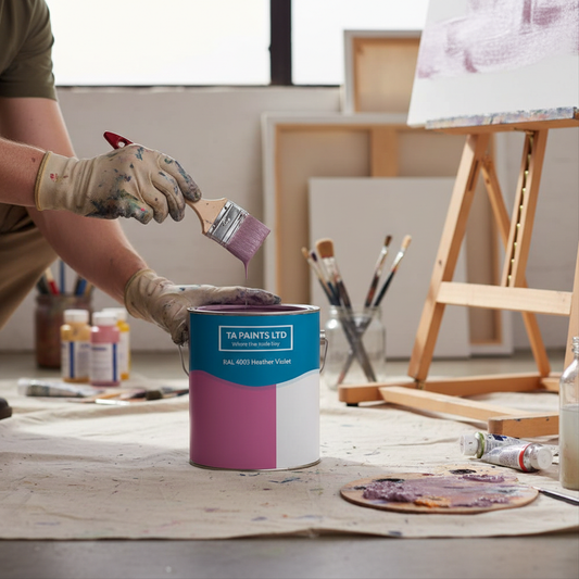 Premium RAL 4003 Heather Violet Paint - High-Performance Color for Durable Finishes