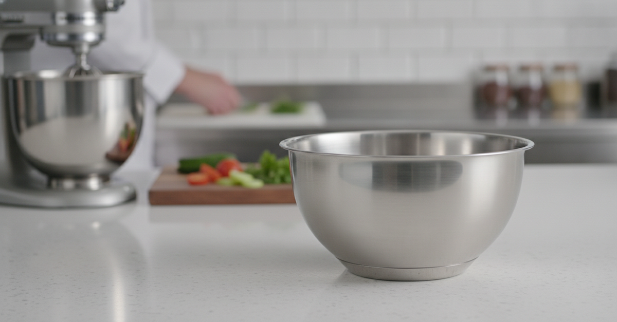 Stainless Steel Mixing Bowl 5L for Efficient Food Preparation