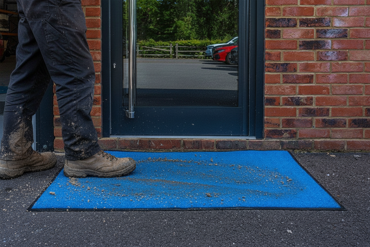 Premium Indoor and Outdoor Scraping Mat with Custom Branding Options and Durable Construction
