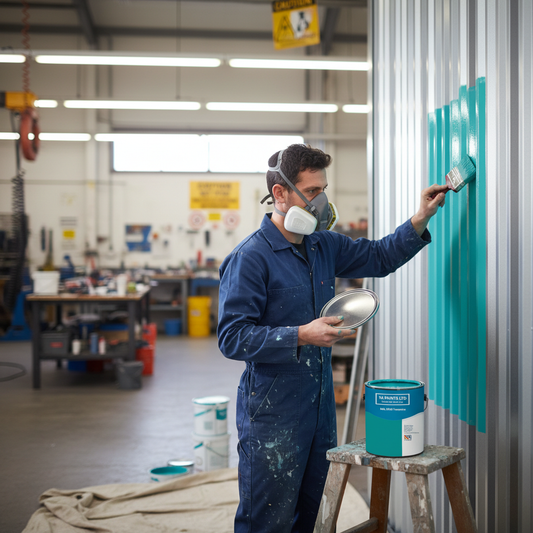 Premium Universal PU Enamel Turquoise Paint for Indoor and Outdoor Use - Versatile Application with UV Resistance and Anti-Corrosive Properties