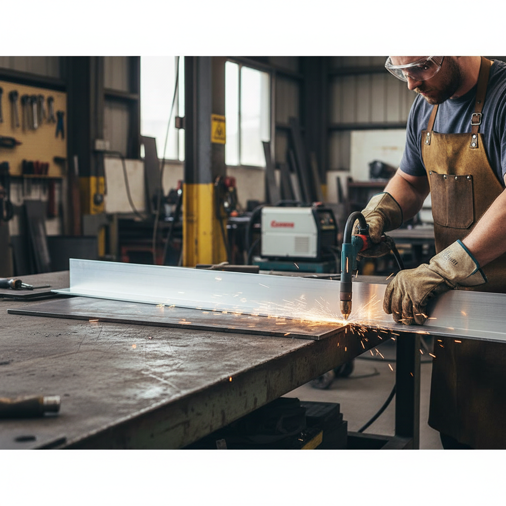 Heavy Duty Aluminium Angle 152.4mm x 152.4mm x 12.7mm with Excellent Corrosion Resistance and High Strength for Structural Applications