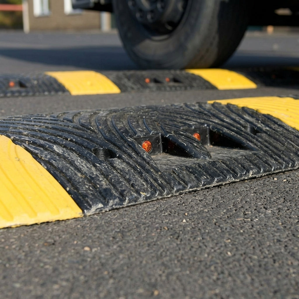 Speed reduction ramp 15mph recycled material (view 2)