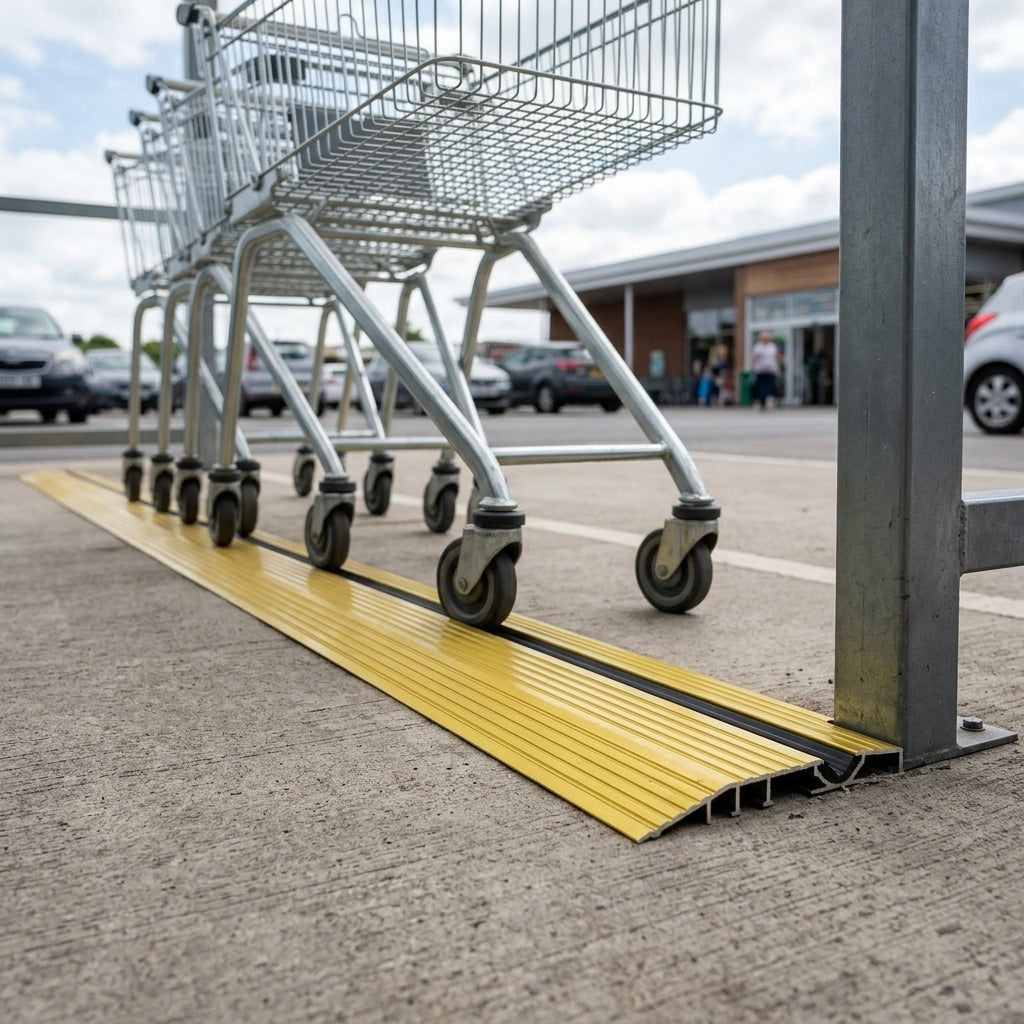 2000mm Trolley Shelter Anti Roll Back Strip (view 2)