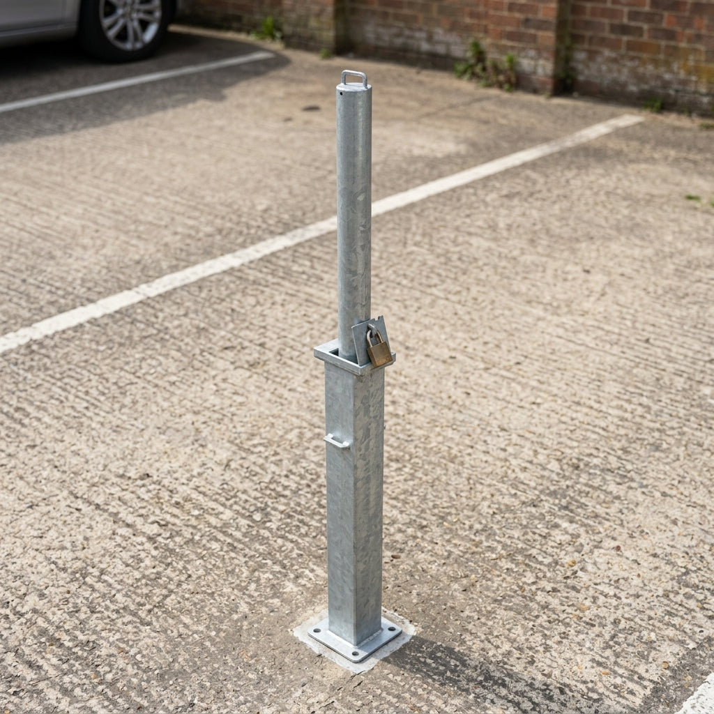 745mm Telescopic Bollard FB Retractable Post Vehicle Access