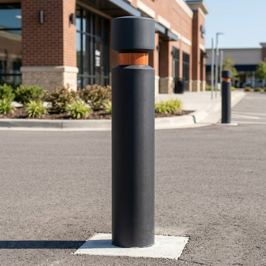 EB100 Polyethylene Plastic Bollard with Steel Core