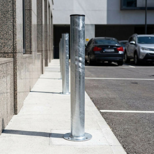 750mm Galvanised Fixed Post – 48mm to 90mm Diameter Tube