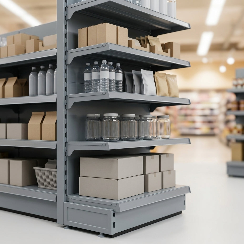2.4m High Ladder Rack Promo Bay with 250mm Base Shelf (view 2)