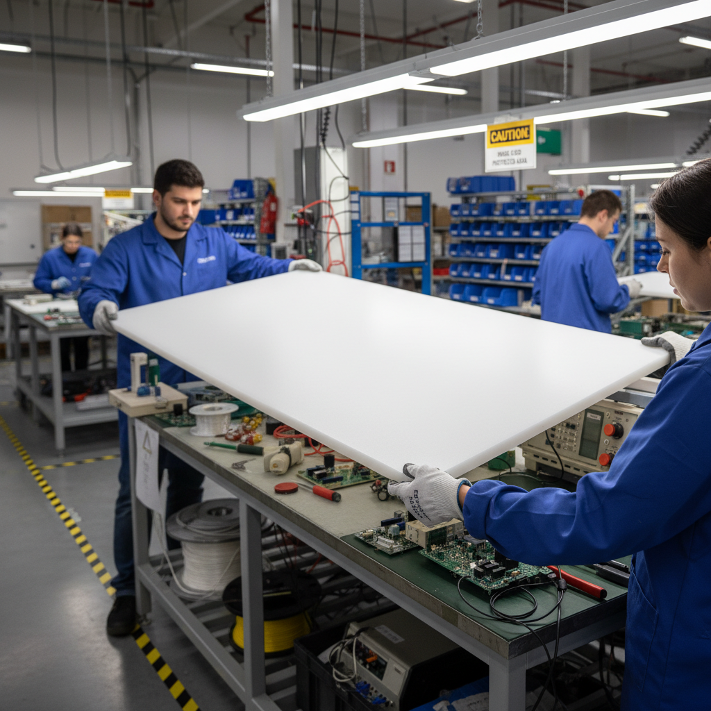 Premium Static Dissipative Acetal Sheet - POM C Polyacetal with High Impact Strength, Low Moisture Absorption, and Excellent Machinability