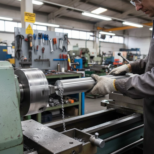 304.8mm (12") Diameter Plain Finish Aluminium Round Bar