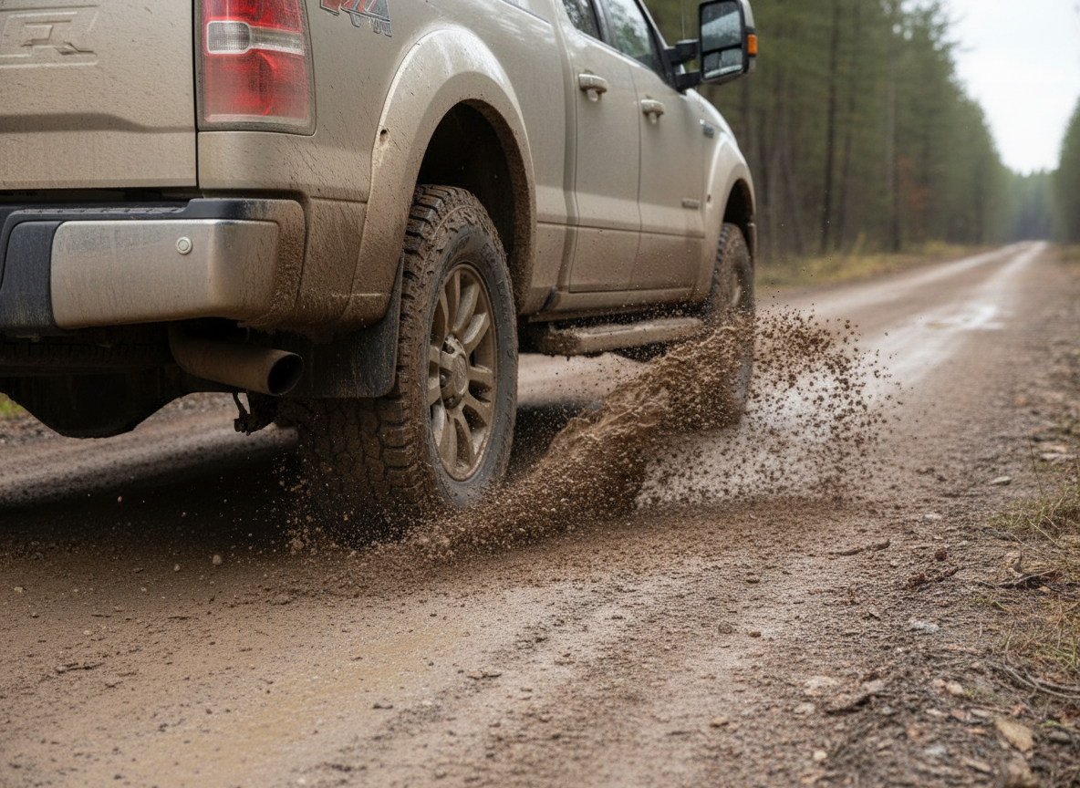 Premium Heavy Duty Mud Flap 457 x 305 mm with Custom Print Area for Commercial Vehicles