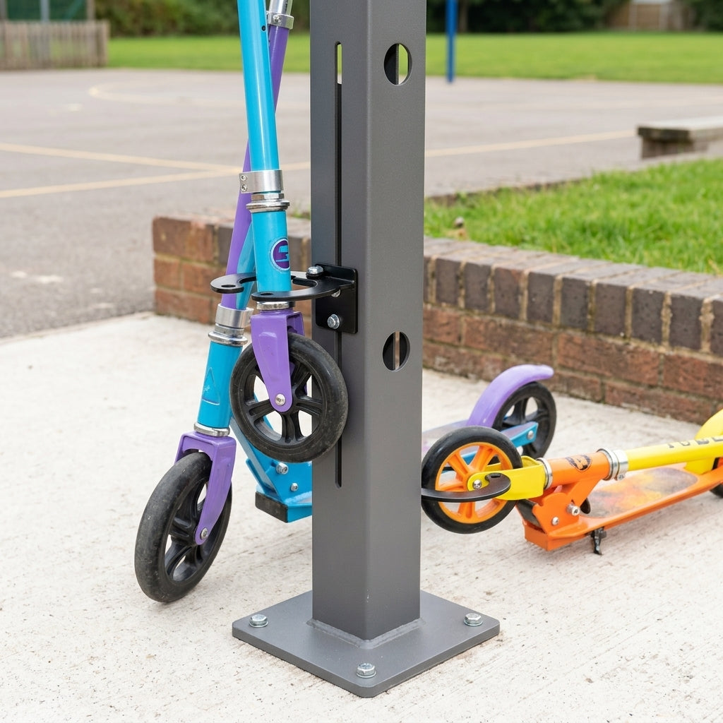 2-Scooter Parking Stand with Adjustable Clamps (view 2)