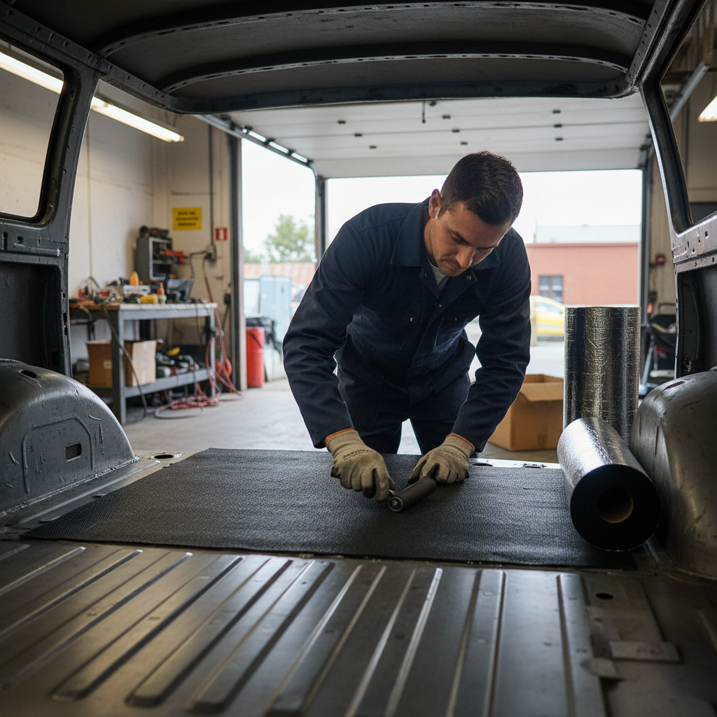 Premium Sound Deadening and Insulation Kit for Medium Vans - Easy Peel & Stick Installation with Heat Regulation