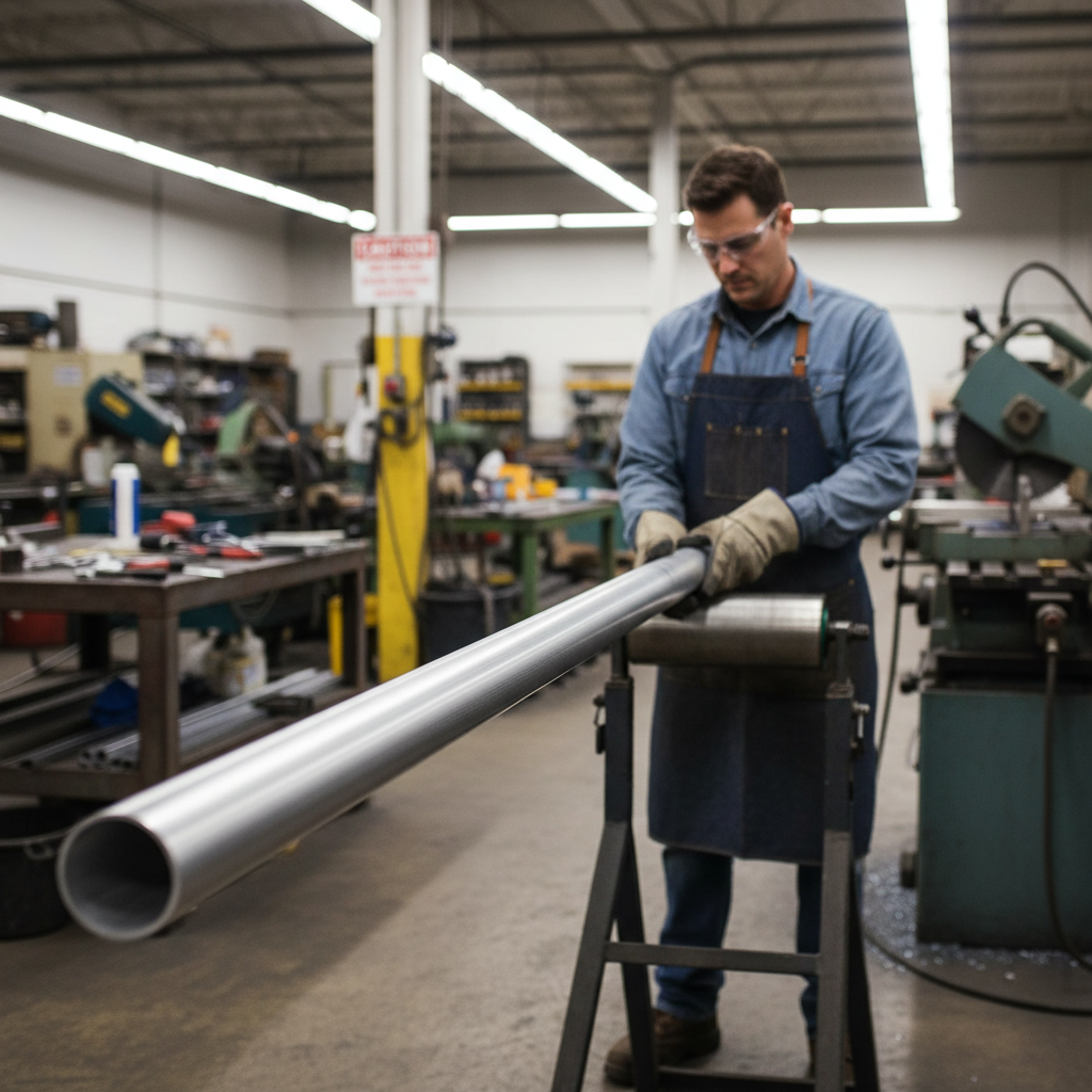 Premium Heavy Duty Aluminium Round Tube 76.2mm x 3.2mm - High Strength Alloy Grade 6082 T6 for Structural Applications