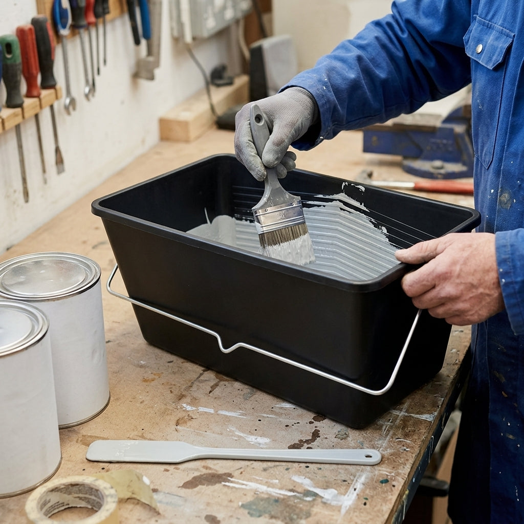 15L Paint Scuttle Heavy-Duty Plastic for Efficient Application