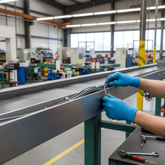 Premium Brushed Polished Aluminium Channel 25.4mm x 19mm x 3.2mm - High Corrosion Resistance for Architectural Applications