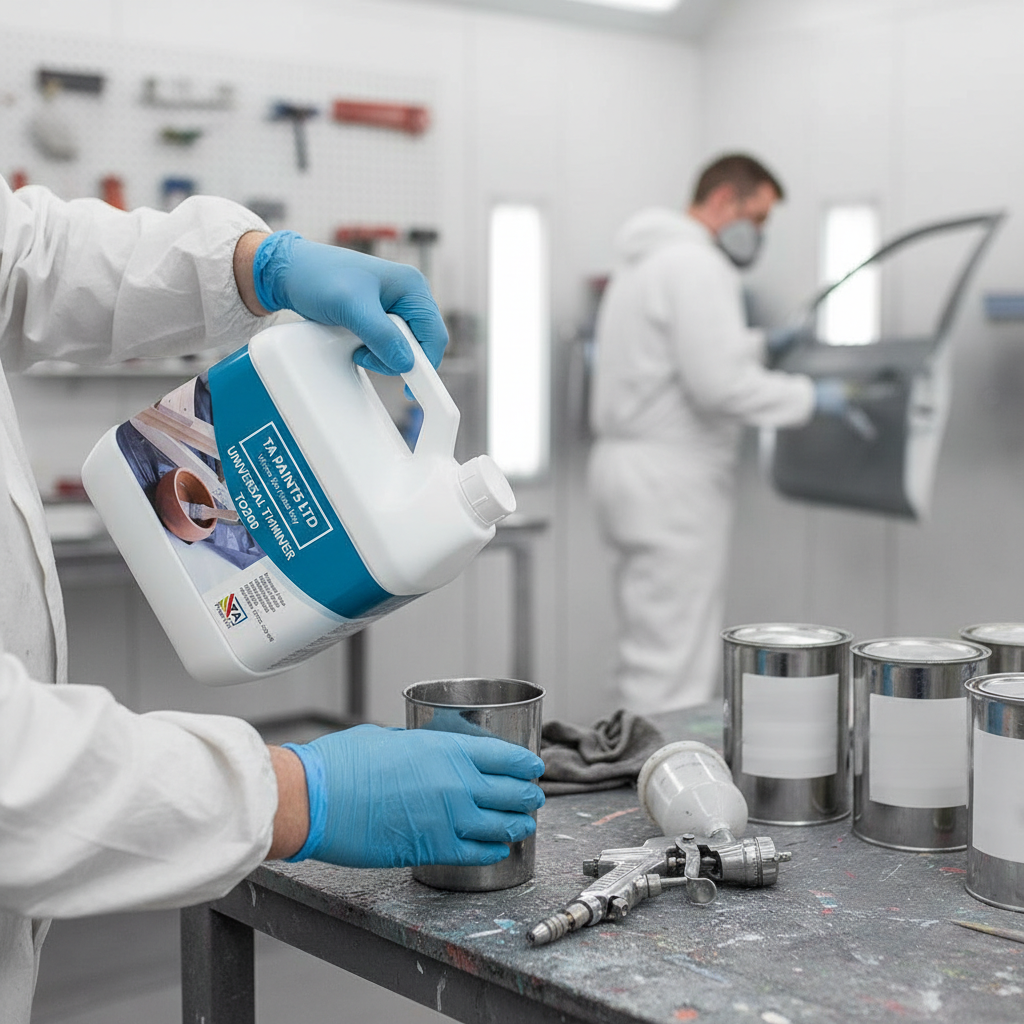 Professional Two Pack Epoxy Thinners - High-Performance Solvent for Paint Viscosity Adjustment and Tool Cleaning