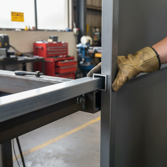 Premium Heavy Duty 25.4mm x 25.4mm x 3.2mm Brushed Polished Aluminium Channel for Structural Applications